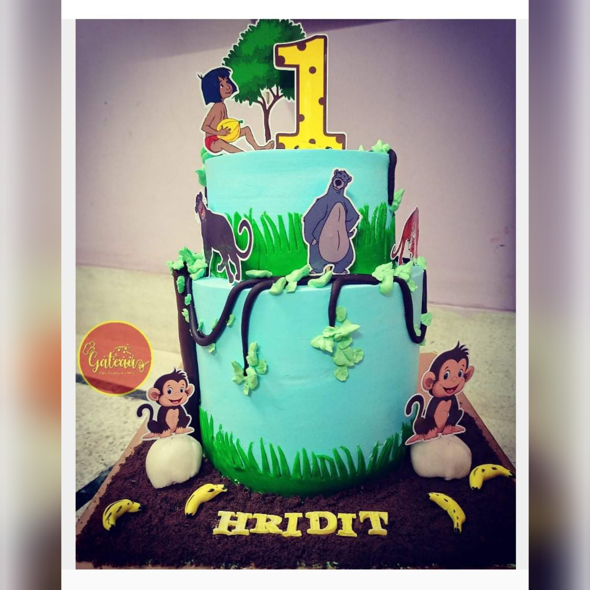 Jungle Book Cake | Boys 1st Birthday Cake